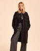 Manteau long gris esprit surchemise I.Code-3