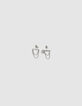 Women’s IKKS talisman fine chain earrings-3