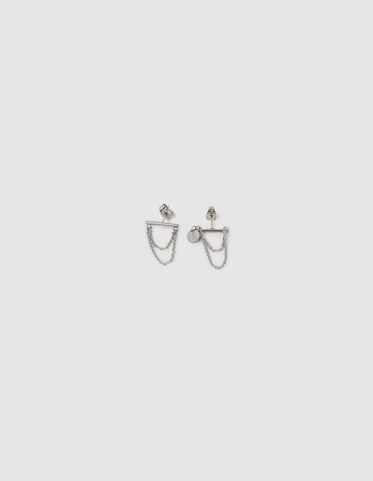 Women’s IKKS talisman fine chain earrings-3