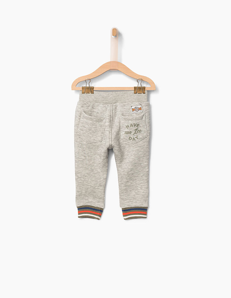 Pantalón felpa bebé niño -2 Pantalón felpa bebé niño -2