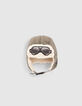 Chapka kaki fourrée avec visuel lunettes bébé garçon-1