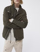 Veste saharienne kaki en nylon Homme-2