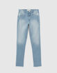 Jeggings azul claro sculpt up bajos deshilachados mujer-6