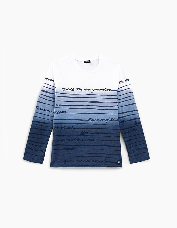 Camiseta marinera teñido deep dye niño  - IKKS