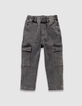 Grijze ballonjeans battlestijl jongens-1