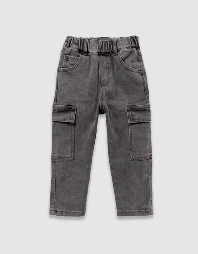 Grijze ballonjeans battlestijl jongens - IKKS