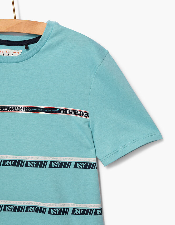 Camiseta laguna con rayas WAY niño -3