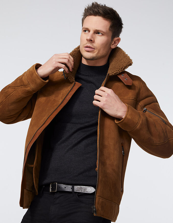 Bombardier Cuir Homme