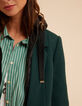 Manteau vert parementure doudoune amovible I.Code-5