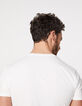 Camiseta blanco roto print estilo cómic Hombre-5