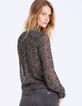 Women's minimalist print viscose shirt-3