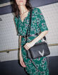 Robe verte maxi floral Femme-7