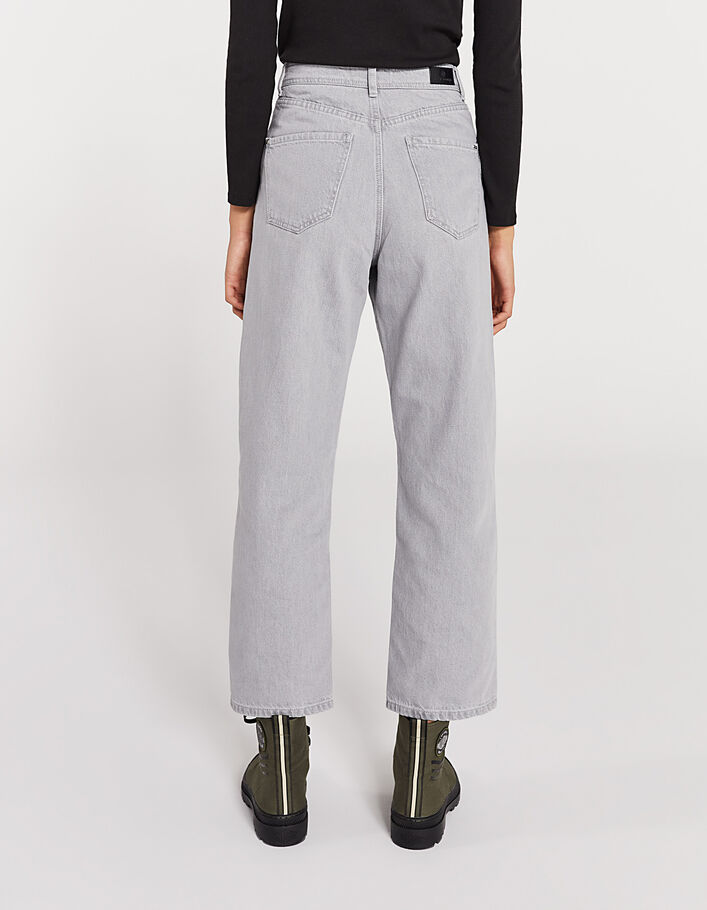Women’s high-waist cropped wide jeans-3
