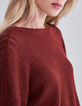 Tomette omkeerbare trui pointellebreisel lurex Dames-4