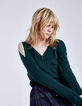 Pull épaules dénudées femme-5