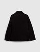 Boys’ charcoal cotton knit jacket-3