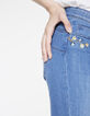 Jean slim brodé femme-4