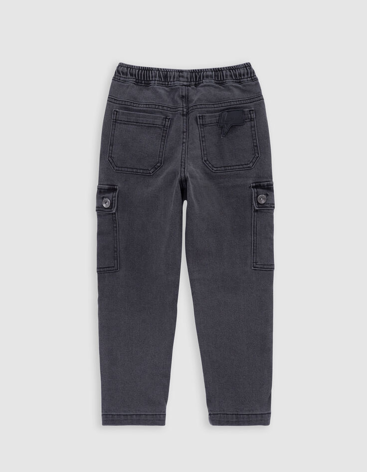 Jogger LOOSE gris denim battle niño-3 Jogger LOOSE gris denim battle niño-3