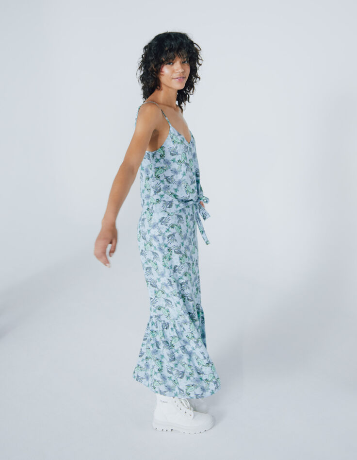 Caraco à nouer dos croisé viscose imprimé cachemire femme-6