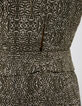 Robe kaki imprimé ethnique avec taille croisée Femme-3
