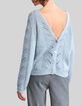 Women's reversible storm cardigan front/back-2