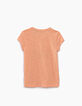 Camiseta rosa pálido visual desierto niña-3