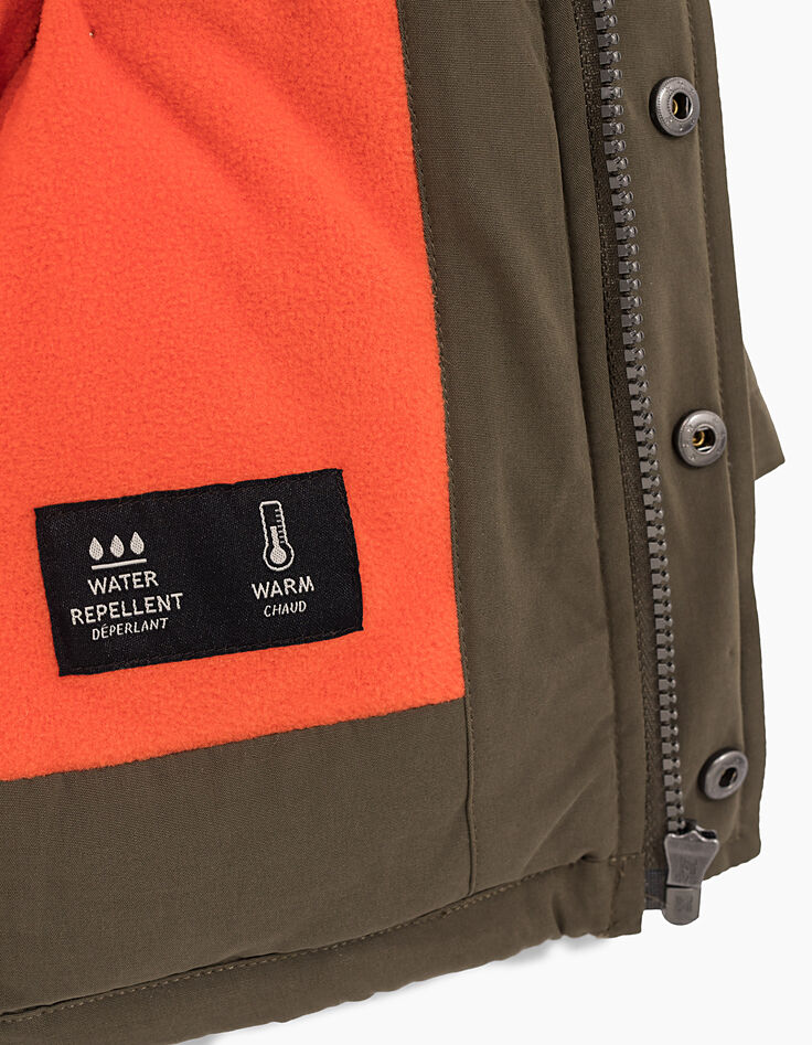 Kaki parka babyjongens -6