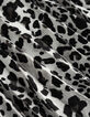Grijze plisséjurk blote rug polyester panter Dames-2