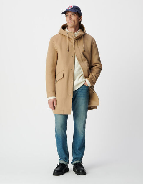 Beige capuchonjas esprit duffel-coat Heren - IKKS