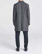 Manteau noir à carreaux Homme-3