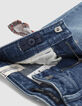 Vaqueros slim medium blue con fular ni&ntilde;a -7
