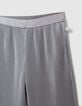 Pantalon large argenté plissé fille-2 Pantalon large argenté plissé fille-2