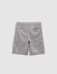 Bermuda RELAXED gris forme battle garçon-6
