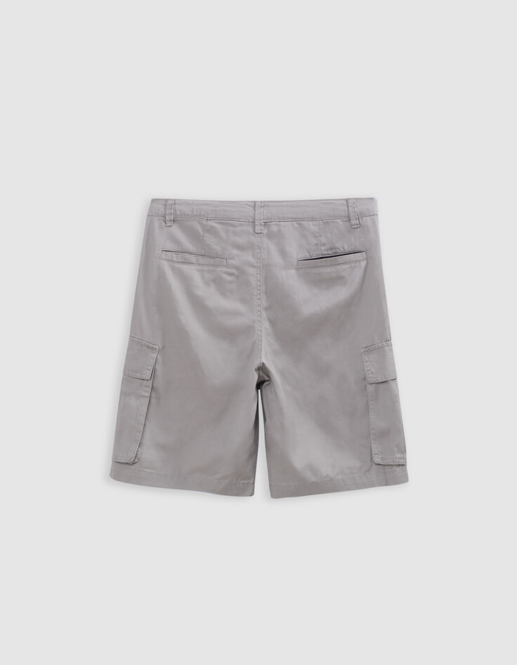 Bermuda RELAXED gris forme battle garçon-6