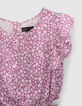Girls&rsquo; violet daisy Ecovero&reg; playsuit-2