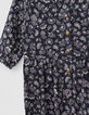 Combi longue navy imprimé cachemire Ecovero® bébé fille-5