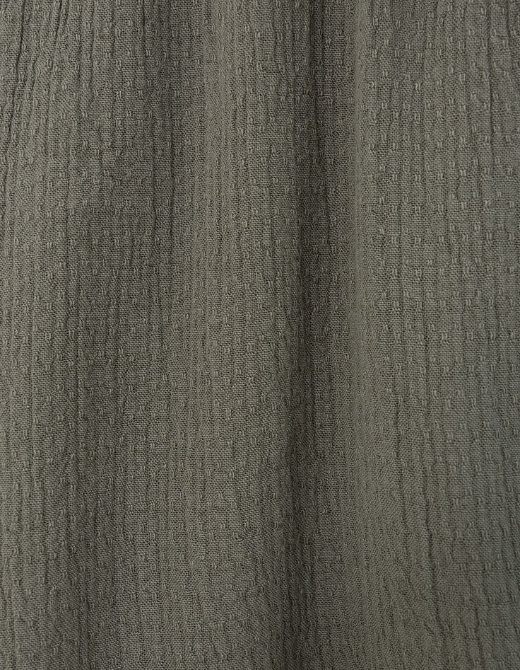 Khaki Mädchen-Jacquard-Jumpsuit-8