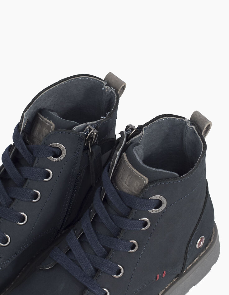 Blaue Jungenstiefel -7