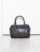 Women's black bowling bag-1