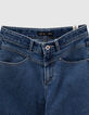 Medium blue mom jeans hoge taille meisjes-3