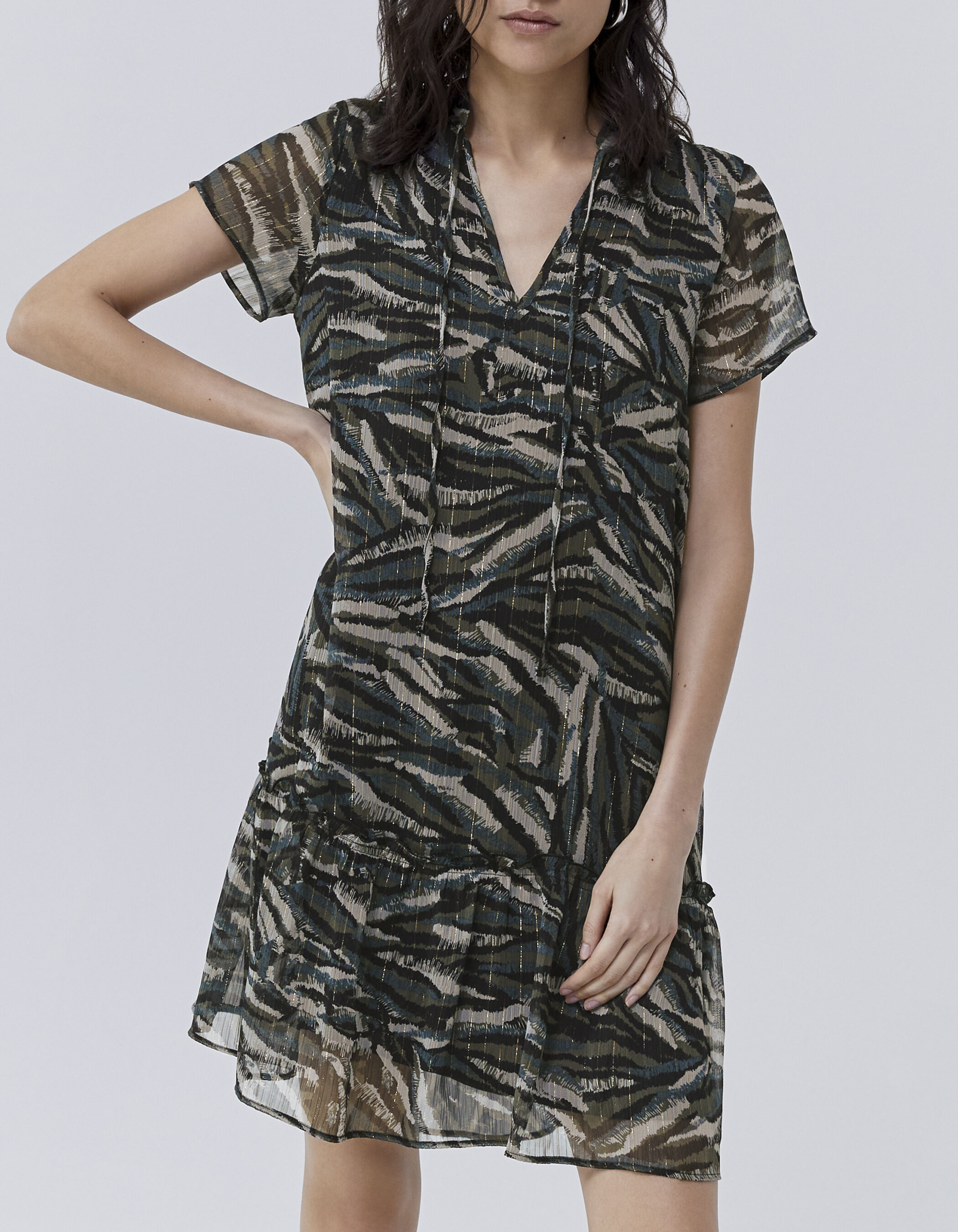 Ikks robe camouflage on sale