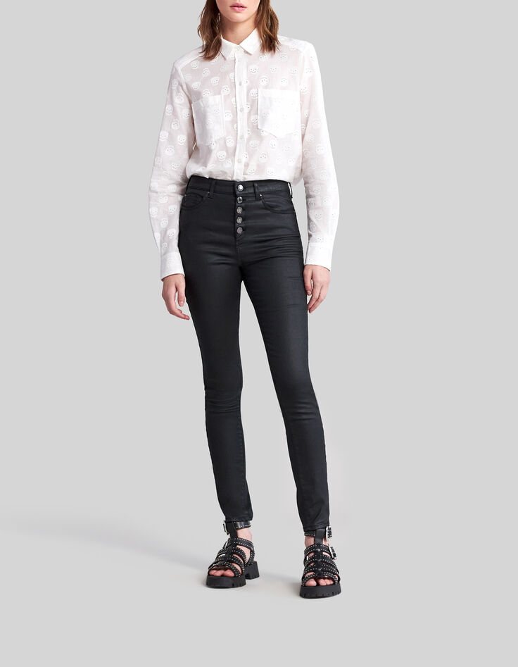 Camisa blanco roto bordados calaveras-8