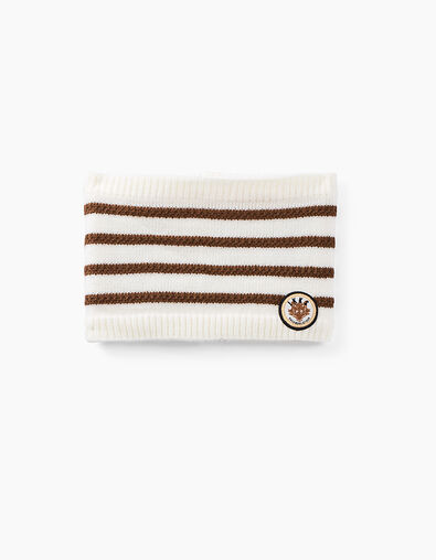 Cuello blanco roto de rayas curry bebé niño  - IKKS