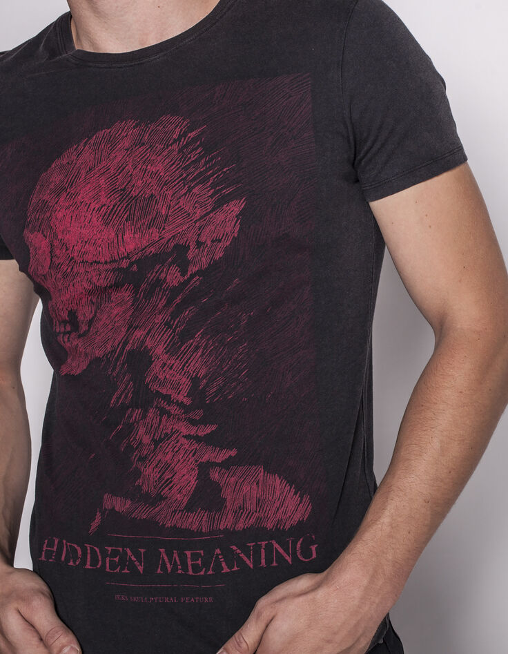 Men's black T-shirt-4
