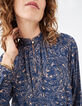 Vestido corto viscosa Ecovero™ estampado fantasía mujer-4