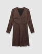 Vestido cruzado marrón leopardo mujer-5