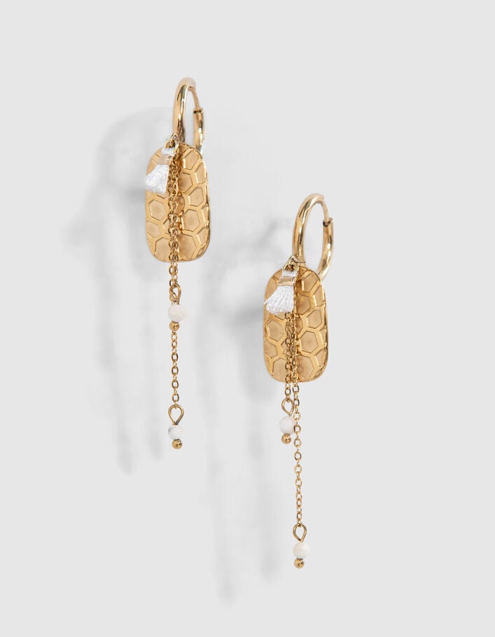 Women’s dangly earrings with tassels - IKKS