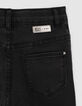 Black used skinny flare jeans meisjes-6