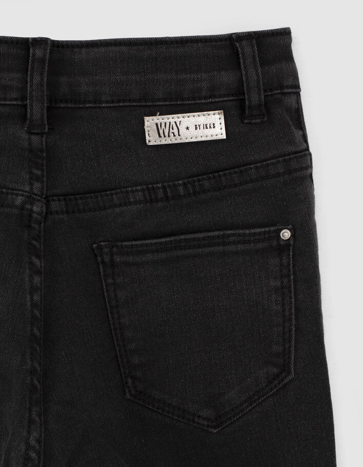 Black used skinny flare jeans meisjes - IKKS