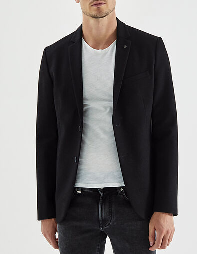 Chaqueta gris punto falso liso IKKS BETTER Hombre - IKKS